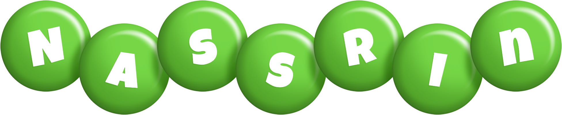 Nassrin candy-green logo
