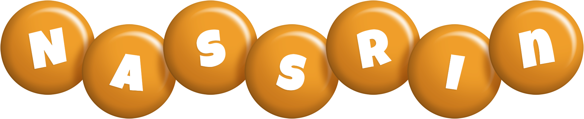 Nassrin candy-orange logo