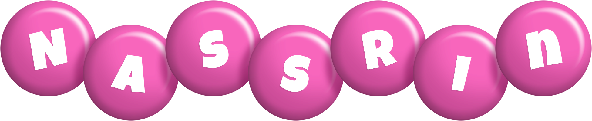 Nassrin candy-pink logo