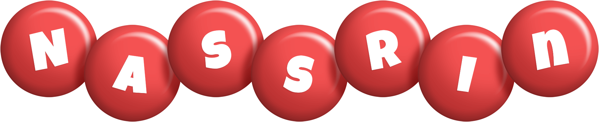 Nassrin candy-red logo