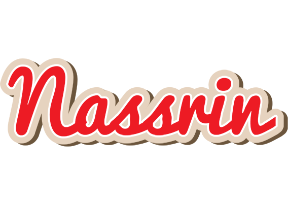 Nassrin chocolate logo
