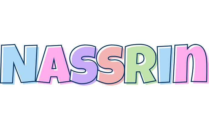 Nassrin pastel logo