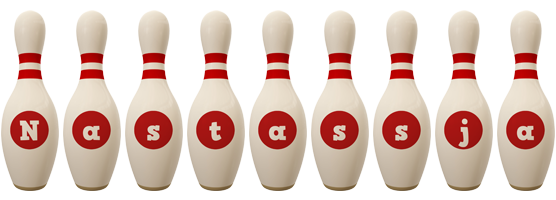 Nastassja bowling-pin logo