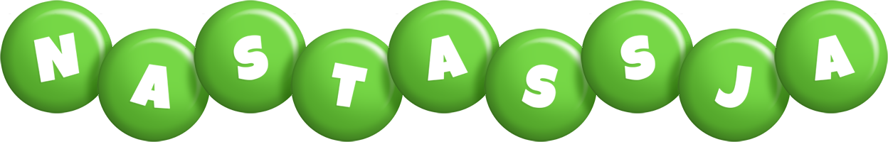 Nastassja candy-green logo