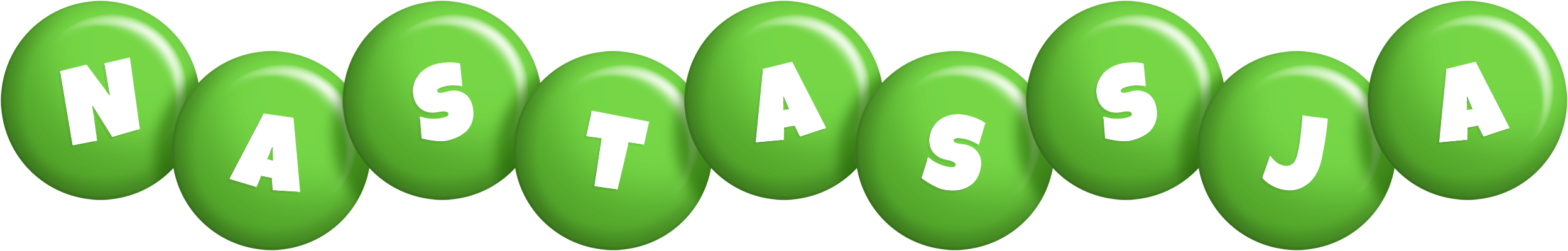 Nastassja candy-green logo
