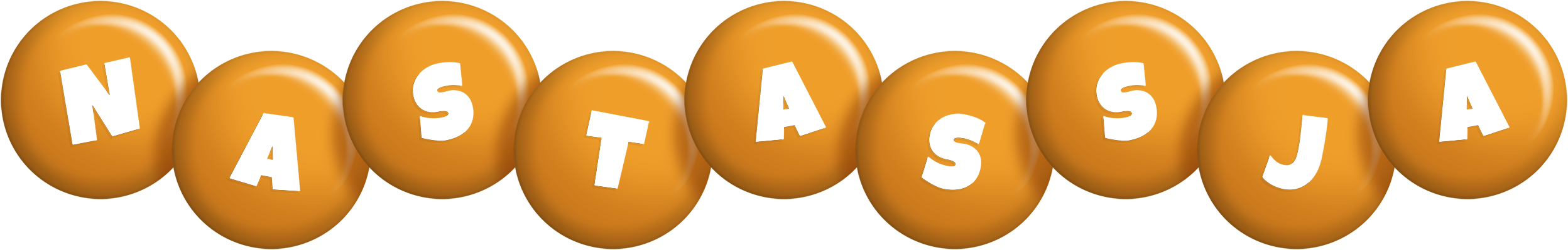 Nastassja candy-orange logo