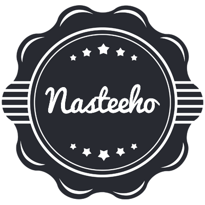 Nasteeho badge logo