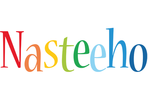 Nasteeho birthday logo
