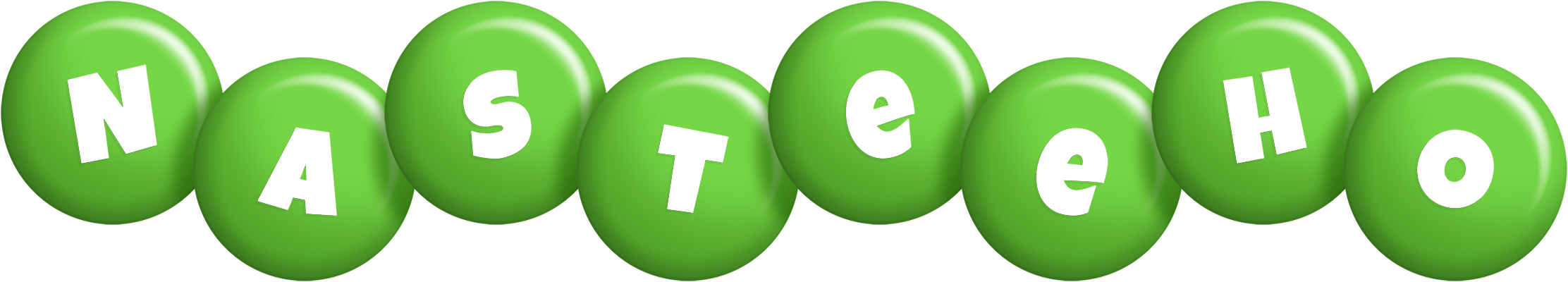 Nasteeho candy-green logo