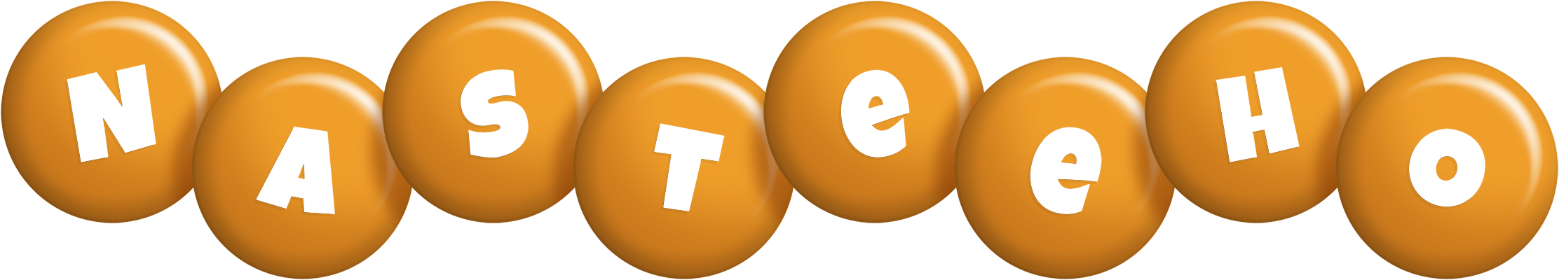 Nasteeho candy-orange logo