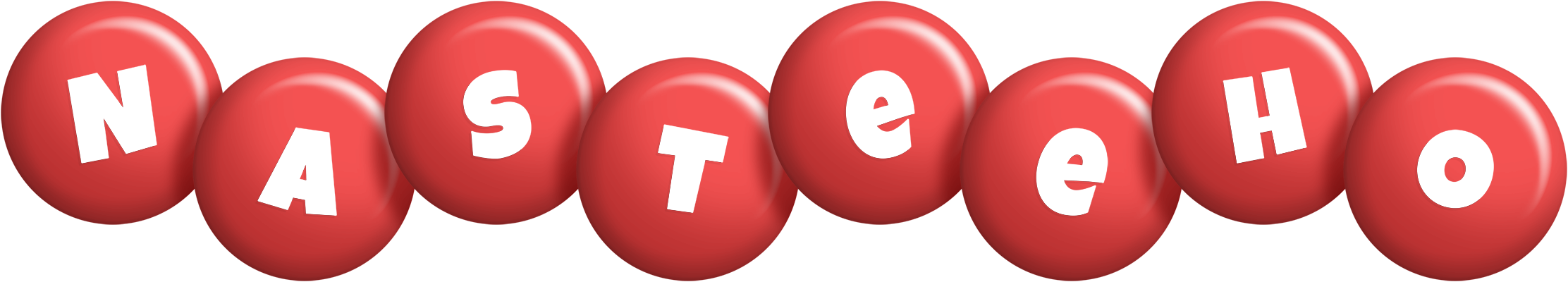 Nasteeho candy-red logo