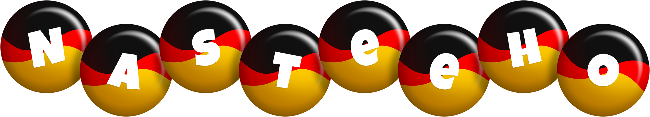 Nasteeho german logo