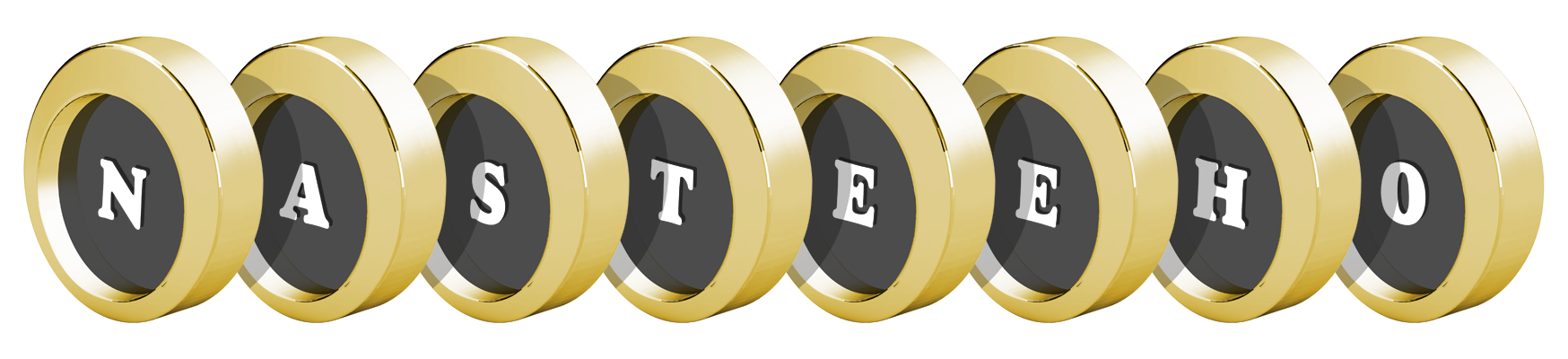 Nasteeho gold logo