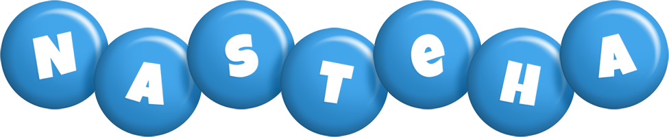 Nasteha candy-blue logo