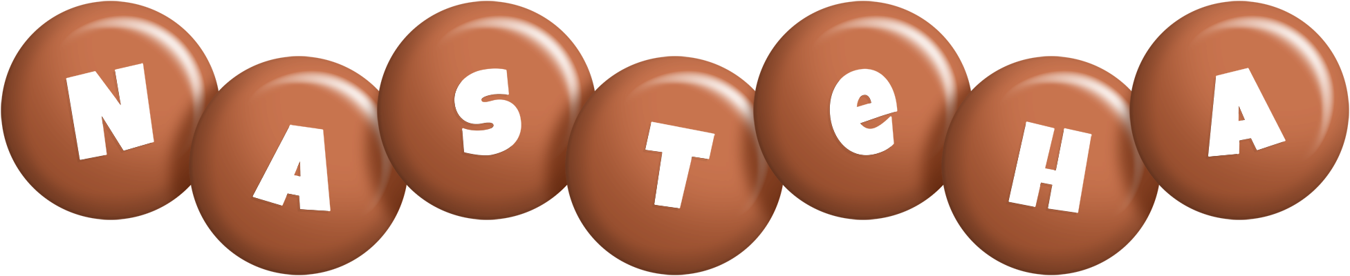 Nasteha candy-brown logo