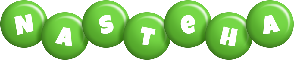Nasteha candy-green logo