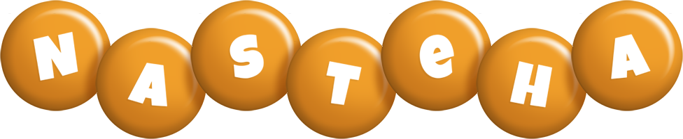 Nasteha candy-orange logo