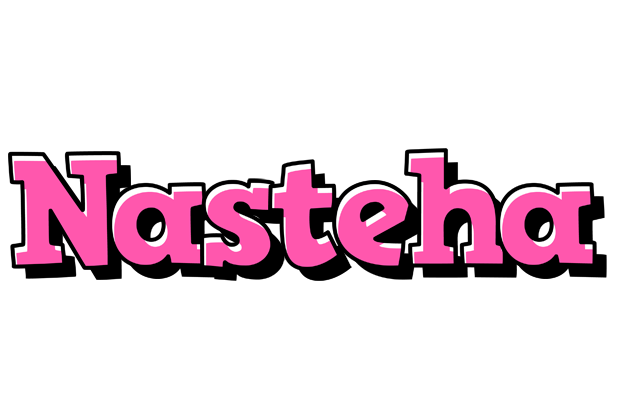Nasteha girlish logo