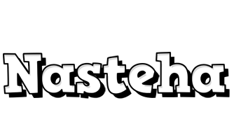 Nasteha snowing logo