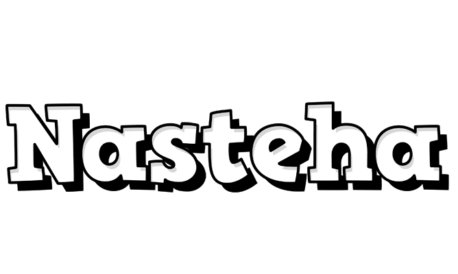Nasteha snowing logo