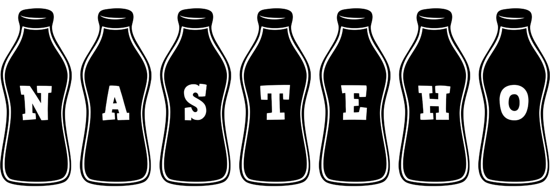 Nasteho bottle logo