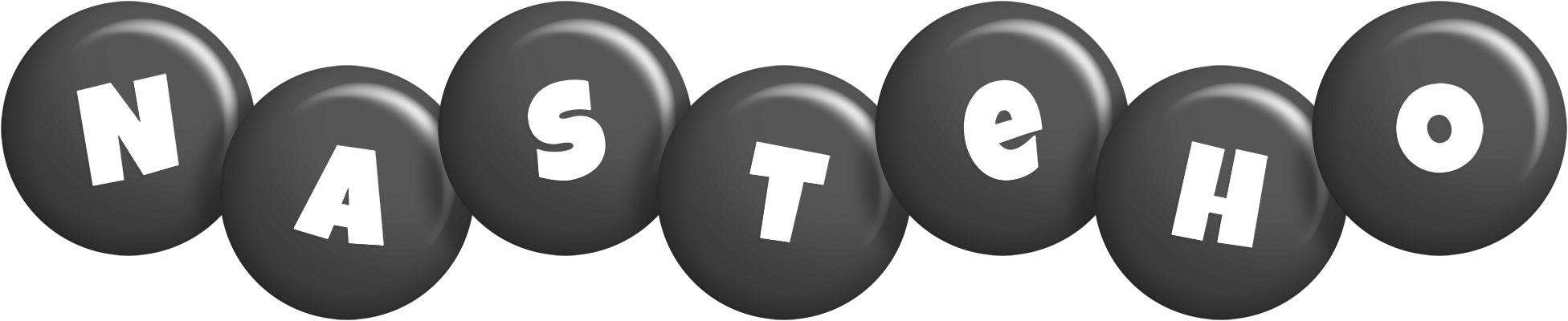 Nasteho candy-black logo