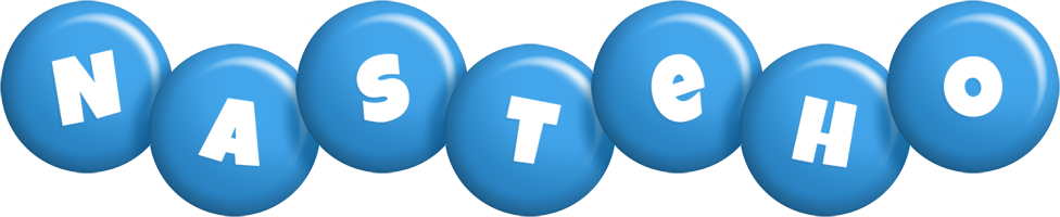 Nasteho candy-blue logo