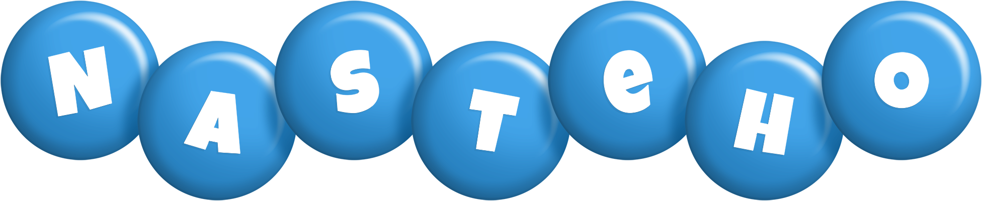 Nasteho candy-blue logo