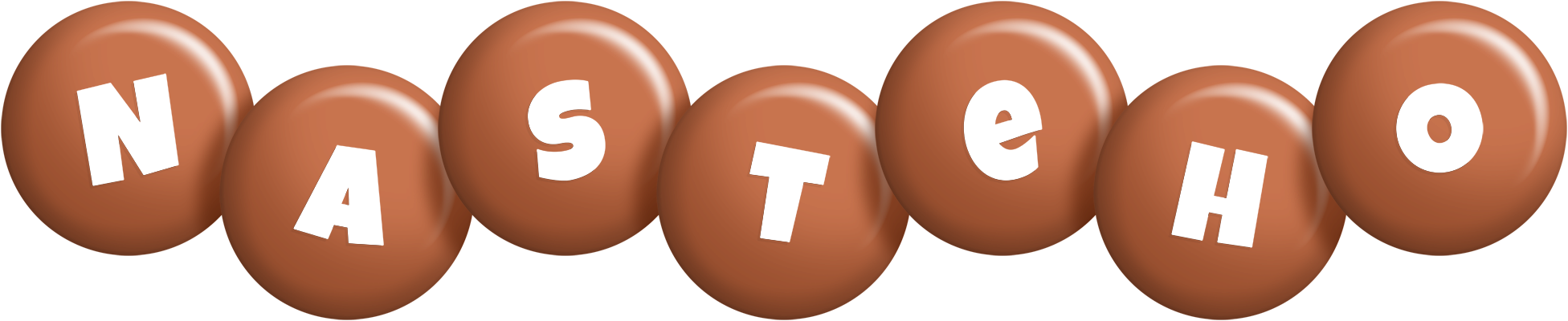 Nasteho candy-brown logo