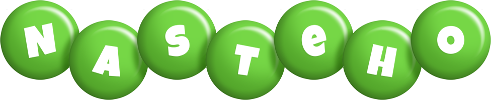 Nasteho candy-green logo