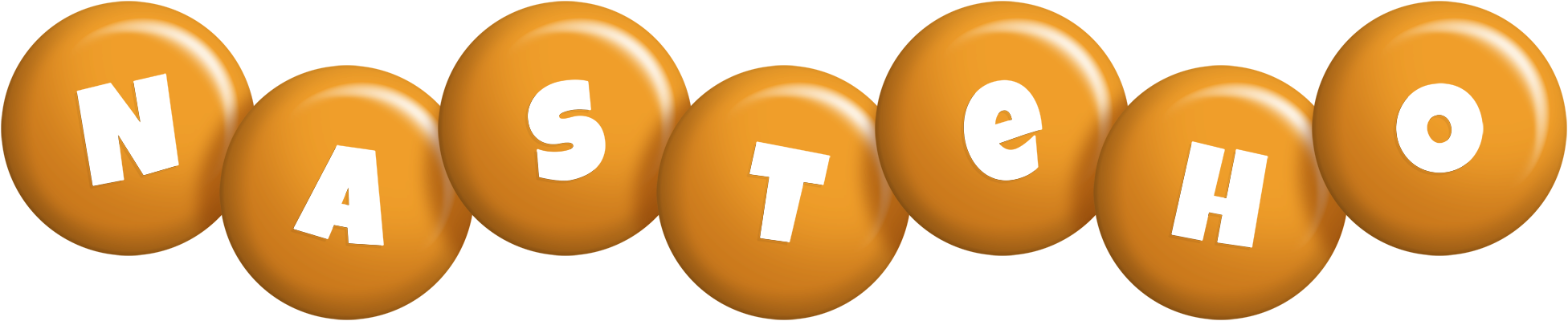 Nasteho candy-orange logo