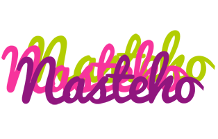Nasteho flowers logo