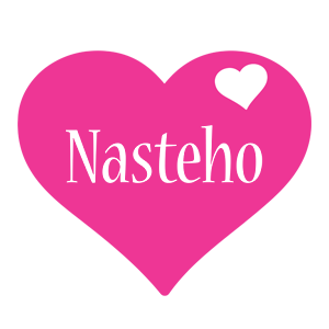 Nasteho love-heart logo