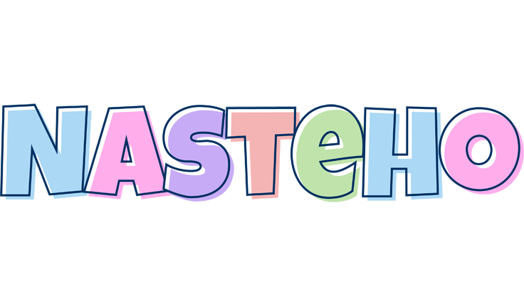 Nasteho pastel logo