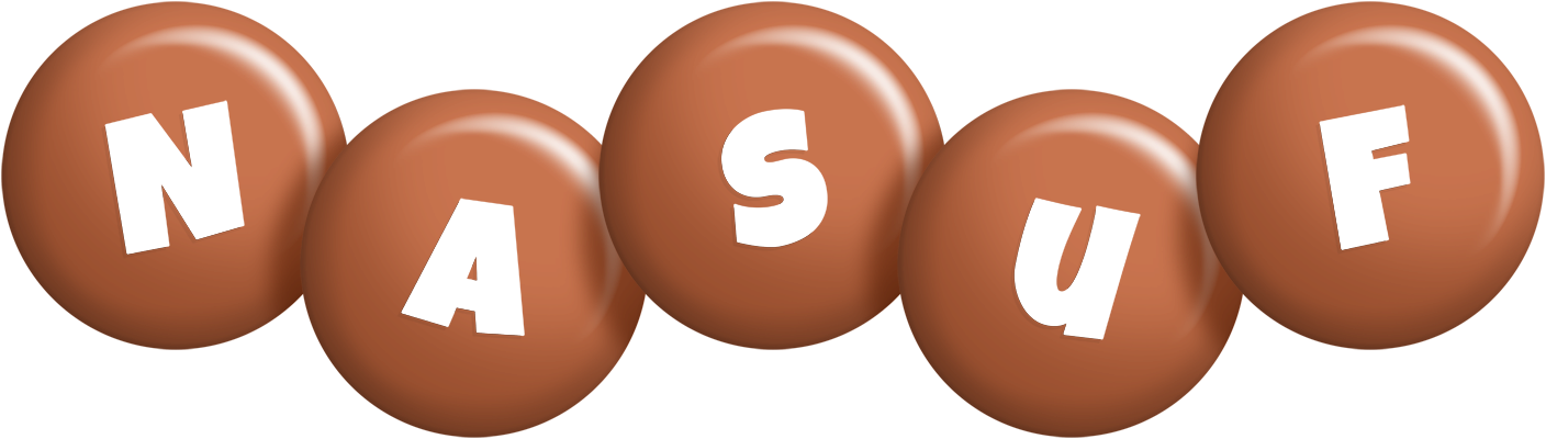 Nasuf candy-brown logo