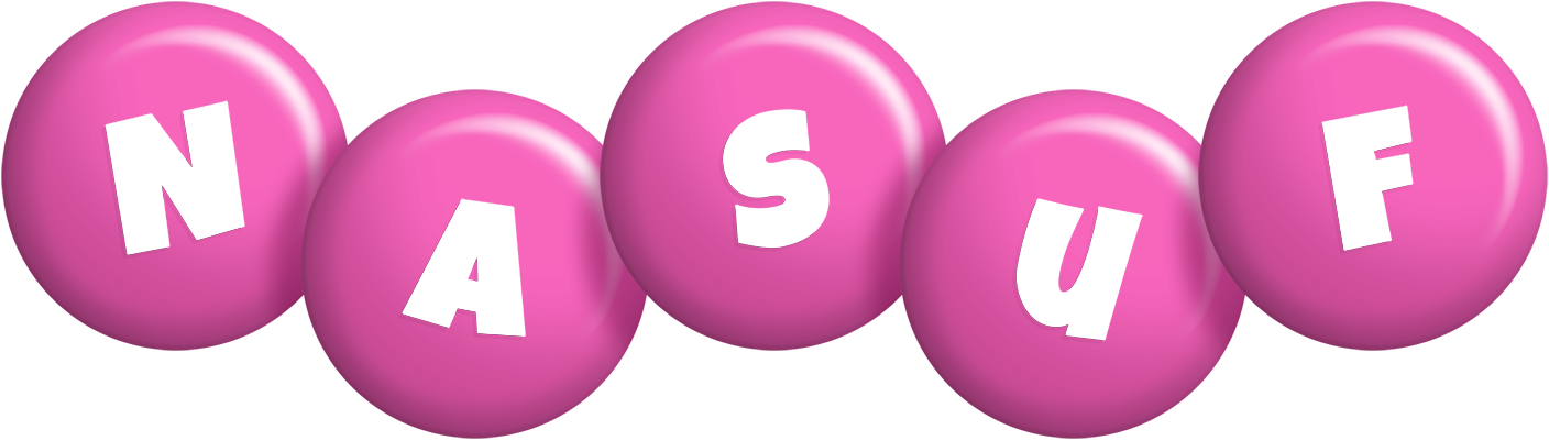 Nasuf candy-pink logo