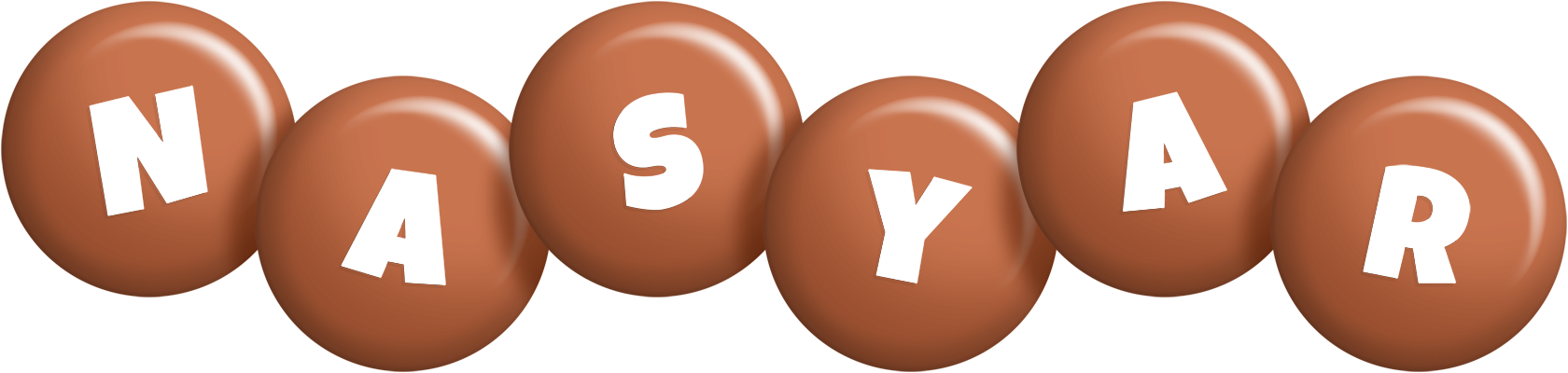 Nasyar candy-brown logo