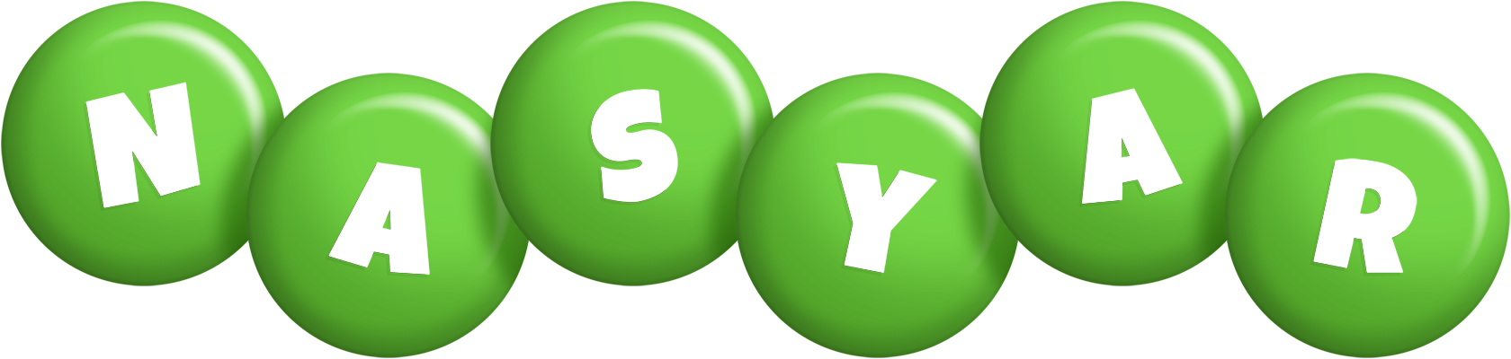 Nasyar candy-green logo