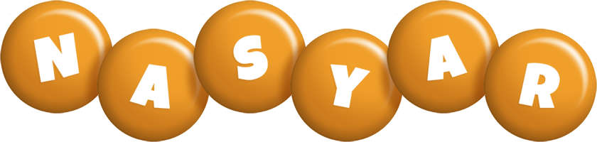 Nasyar candy-orange logo