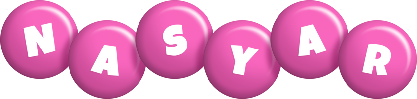 Nasyar candy-pink logo