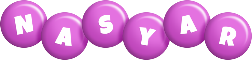 Nasyar candy-purple logo