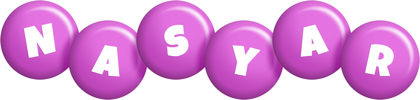 Nasyar candy-purple logo
