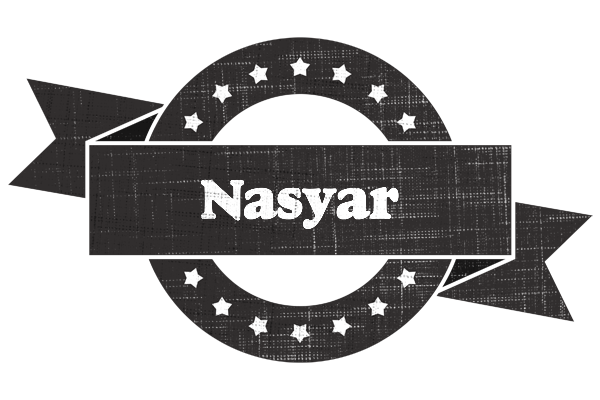 Nasyar grunge logo