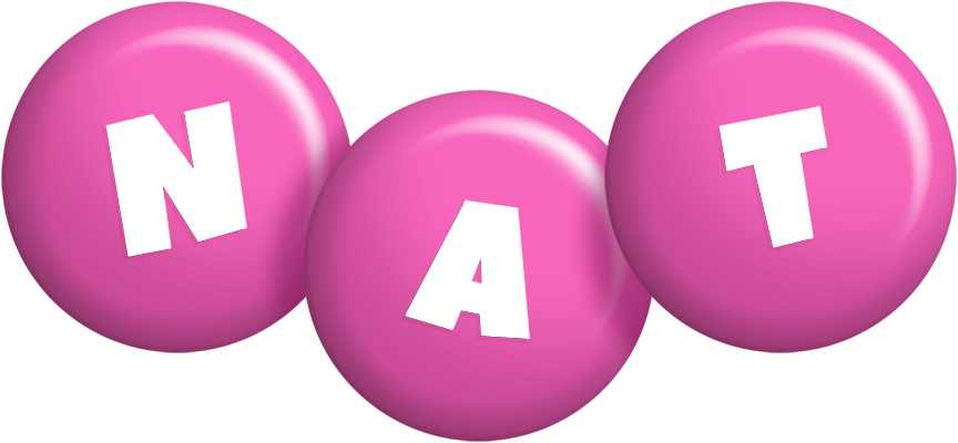 Nat candy-pink logo