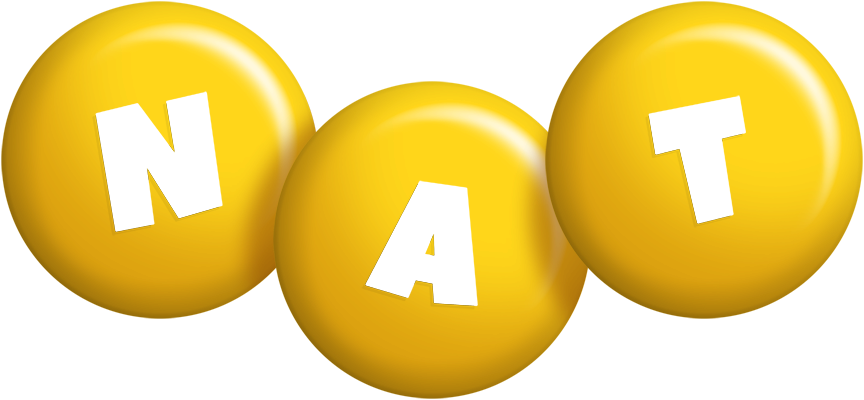 Nat candy-yellow logo