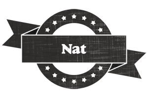 Nat grunge logo