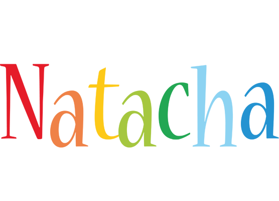 Natacha birthday logo