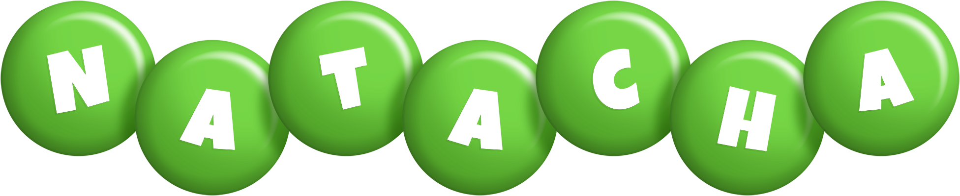 Natacha candy-green logo