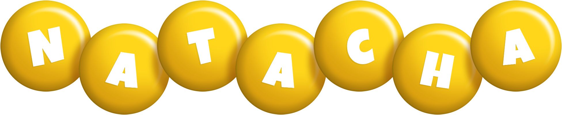 Natacha candy-yellow logo