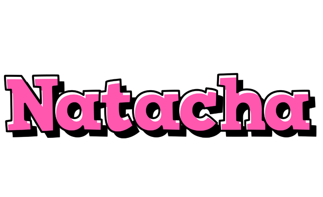 Natacha girlish logo